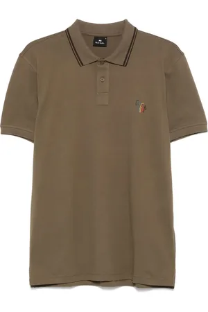 Paul Smith Polo à broderie Broad Stripe Zebra
