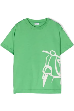 Il gufo T-shirt en coton à imprimé graphique