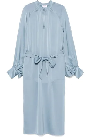 Filippa K Robe mi-longue ceinturée à manches longues