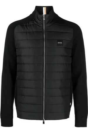 HUGO BOSS Veste matelassé à plaque logo