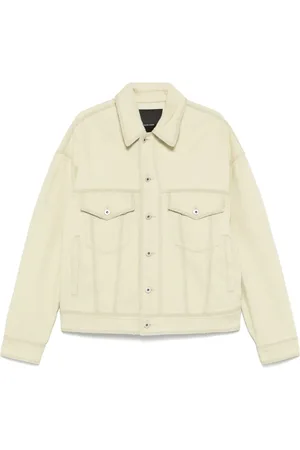 Federico Cina Veste en jean à bords francs