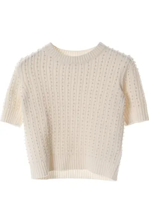 Chloé T-shirt à perles artificielles (années 2010)