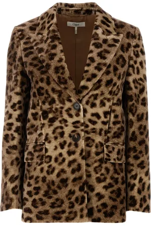 Chloé Blazer à imprimé animalier