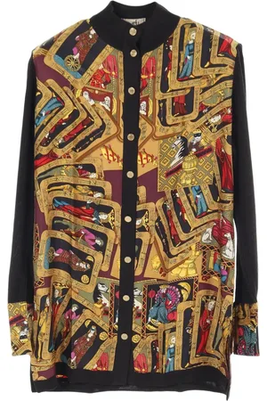 Hermès Chemise à imprimé Tarot (années 2000)
