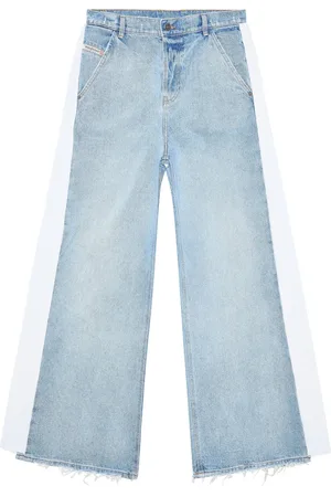 Diesel Jean ample à bandes latérales