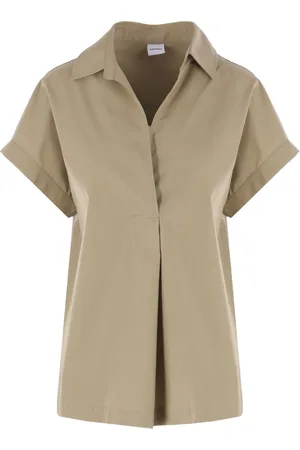 Aspesi Chemise plissée au dos à manches courtes