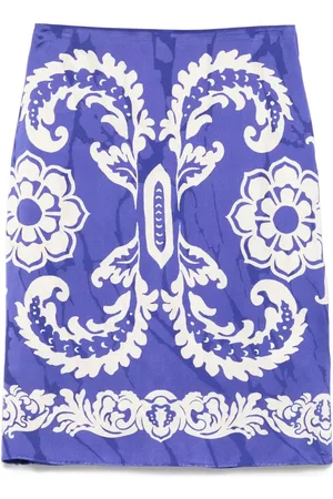 Etro Minijupe à motif cachemire