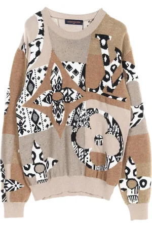 LOUIS VUITTON Pull en maille Fair Isle (années 2020)