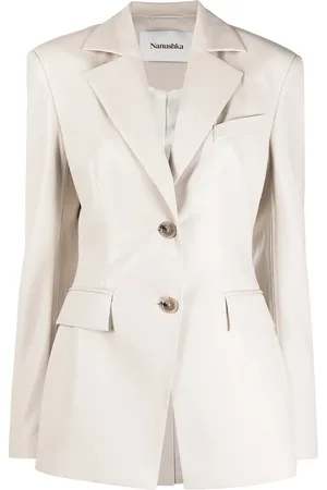 Nanushka Blazer Hathi à simple boutonnage