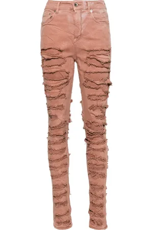 Rick Owens Jean Detroit Cut à coupe skinny