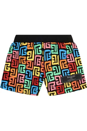 Balmain Short à imprimé monogrammé