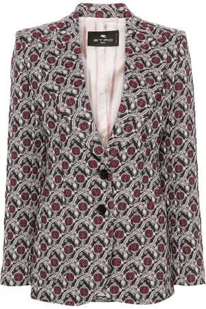 Etro Blazer à motif en jacquard