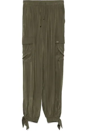 Liu Jo Pantalon cargo à plaque logo