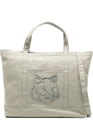 Maison Kitsuné Grand sac cabas Fox Head