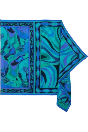 Puccini Foulard en soie à imprimé graphique