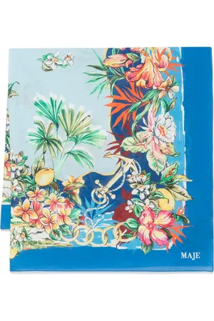 Maje Foulard à fleurs imprimées