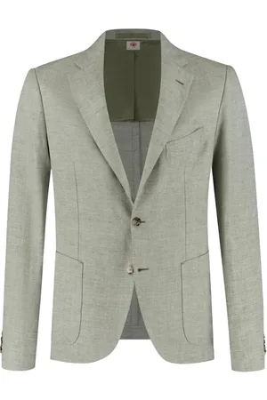 LUIGI BORRELLI NAPOLI Blazer à motif de chevrons