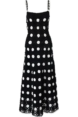 Carolina Herrera Robe mi-longue à pois