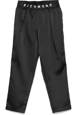 John Richmond Pantalon à logo imprimé
