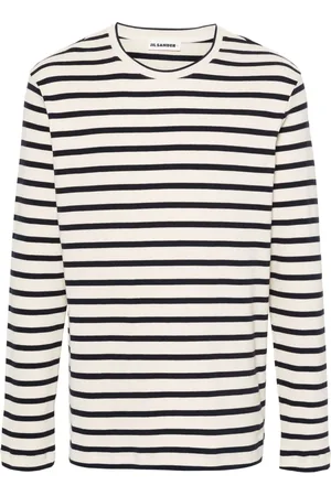 Jil Sander Sweat rayé à manches longues