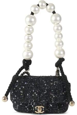 CHANEL Sac porté épaule en tweed (2019)