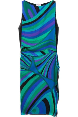 Puccini Robe mi-longue à motif spirale