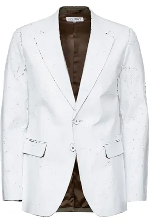 Maison Margiela Blazer à fini enduit