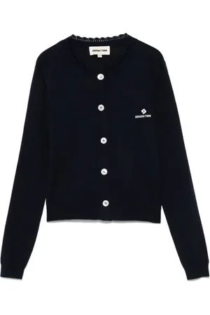 Shushu/Tong Cardigan à logo brodé