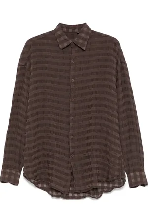 COSTUMEIN Chemise à ourlet incurvé
