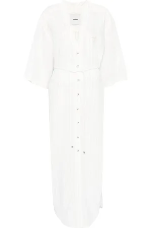 Nanushka Robe-chemise à rayures