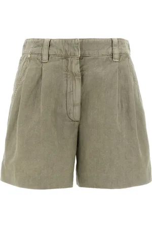 Brunello Cucinelli Short à détails plissés