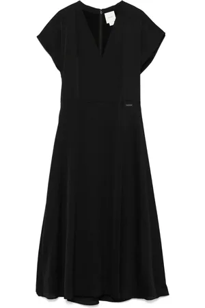 Calvin Klein Robe satinée à coupe mi-longue