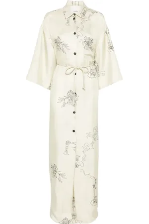 Nanushka Robe Damala à coupe mi-longue