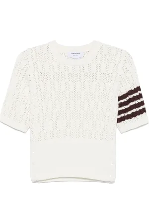 Thom Browne T-shirt à bandes signature