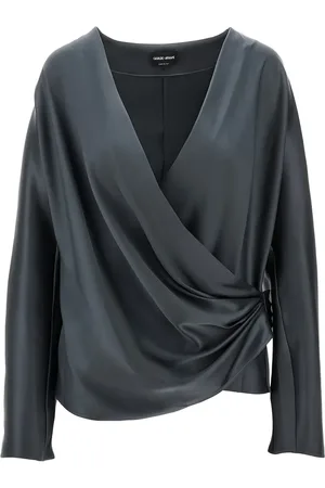 Giorgio Armani Blouse à design drapé