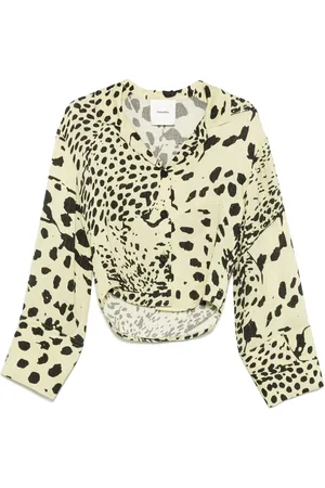 Nanushka Chemise à imprimé animalier