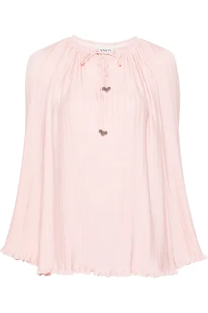 Lanvin Blouse plissée à manches longues