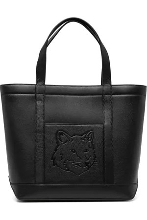Maison Kitsuné Sac à main médium à logo
