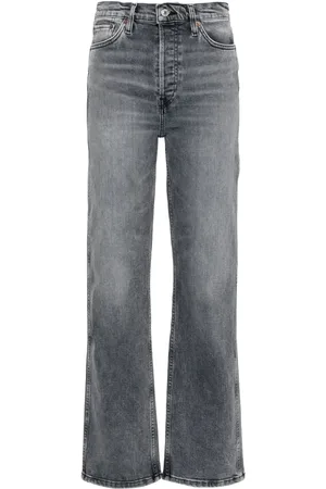 RE/DONE Jean droit 90s à taille haute