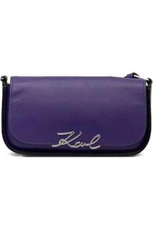 Karl Lagerfeld Sac à bandoulière K/Signature en effet satiné