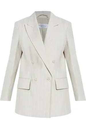 Max Mara Blazer croisé Gerla à fines rayures