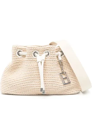 Tommy Hilfiger Sac à bandoulière à empiècement en raphia