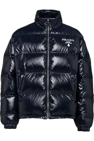 Prada Doudoune à logo imprimé