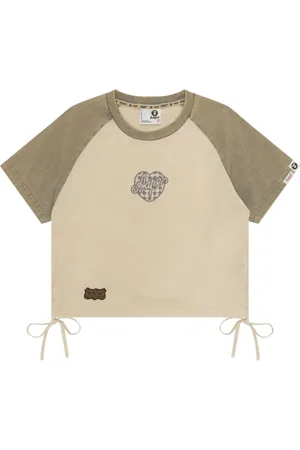 A Bathing Ape T-shirt à logo brodé