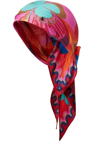 Le Mont St Michel Foulard en soie Irina à imprimé graphique