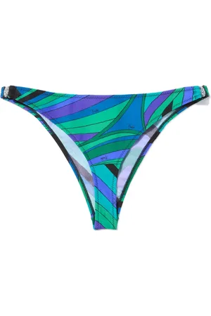 Puccini Bas de bikini à imprimé abstrait