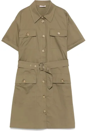 Liu Jo Robe-chemise courte à taille ceinturée