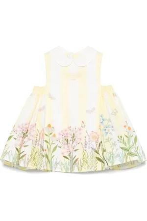 Fendi Robe à logo brodé