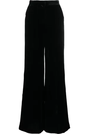 Alberta Ferretti Pantalon palazzo en velours