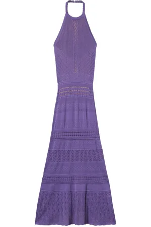 Twin-Set Robe en maille pointelle à dos-nu